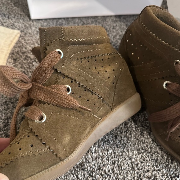 Isabel Marant Étoile Brown Wedge Sneakers EU 36 | Brand New - Picture 5 of 17